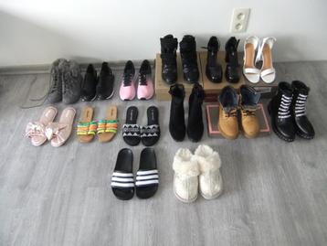 14 paar damesschoenen  (maat 36/37) beschikbaar voor biedingen