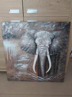 Toile originale 80 x 80 éléphant, Ophalen, Gebruikt