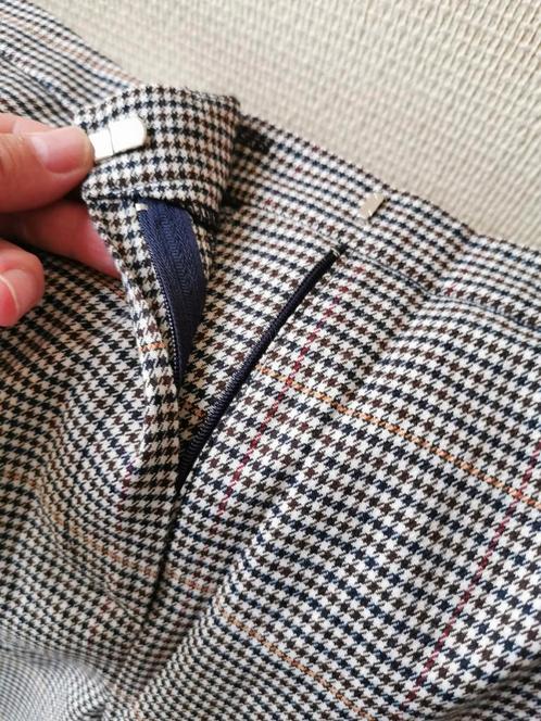 Lange broek geruit pied de poule maat 42, Kleding | Dames, Broeken en Pantalons, Zo goed als nieuw, Maat 42/44 (L), Overige kleuren