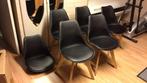 Stoelen, Huis en Inrichting, Stoelen, Ophalen, Gebruikt, Zwart, Kunststof
