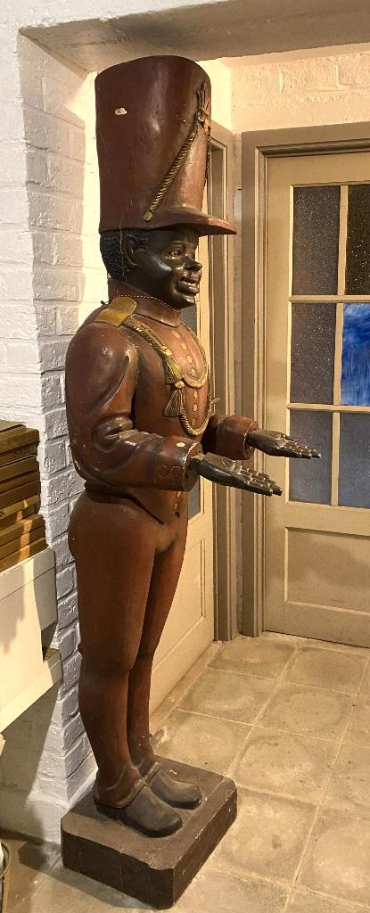 Statue de groom en bois sculpté, Antiquités & Art, Art | Sculptures & Bois, Enlèvement