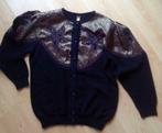 A vendre un cardigan élégant pour femme, Comme neuf, Noir, Taille 38/40 (M), Enlèvement