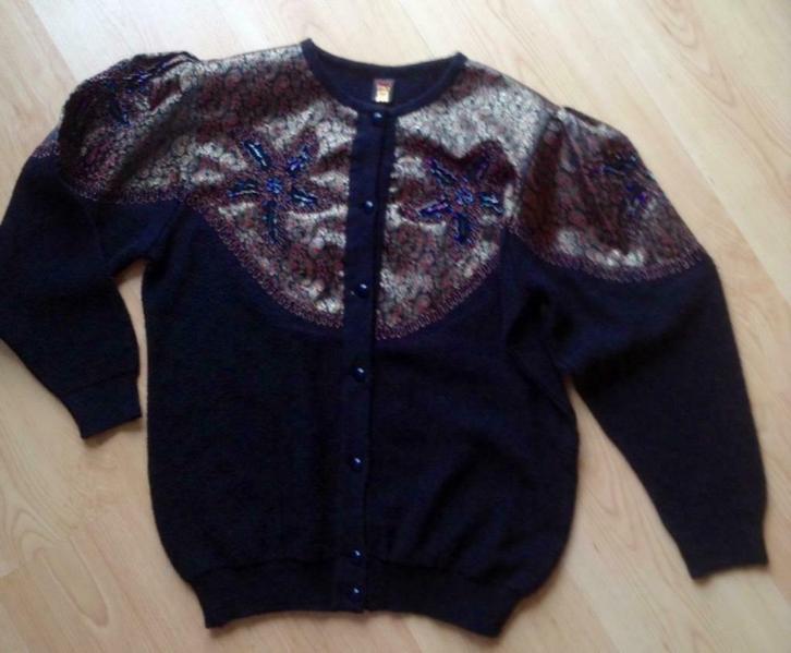 Te koop een elegante dames cardigan, Kleding | Dames, Gelegenheidskleding, Zo goed als nieuw, Overige typen, Maat 38/40 (M), Zwart