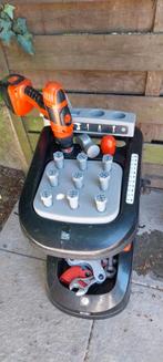 Werkbankc smoby met atrributen, Kinderen en Baby's, Ophalen, Gebruikt