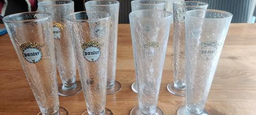 Authentieke Panter / Urtyr glazen, Verzamelen, Biermerken, Gebruikt, Ophalen