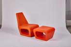 Set of Jellyfish Chair & Table Quinze & Milan orange, Tuin en Terras, Tuinstoelen, Ophalen, Zo goed als nieuw, Kunststof
