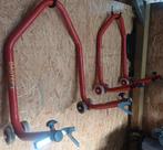 paddockstand set voor/achter, Ophalen