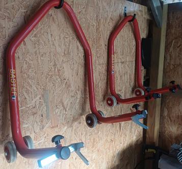paddockstand set voor/achter  beschikbaar voor biedingen