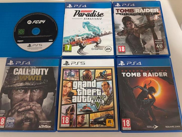 PS4- en PS5-gameset in perfecte staat, Games en Spelcomputers, Games | Sony PlayStation 4, Zo goed als nieuw, Ophalen of Verzenden