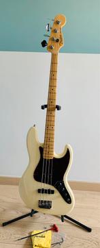 Fender Jazz Bass American Standard Olympic White, Muziek en Instrumenten, Snaarinstrumenten | Gitaren | Bas, Ophalen, Gebruikt