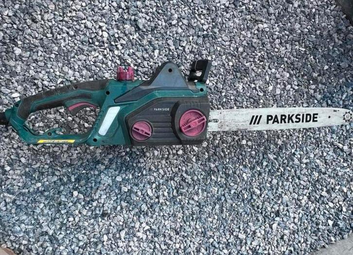 Elektrische kettingzaag, Doe-het-zelf en Bouw, Gereedschap | Zaagmachines, Zo goed als nieuw, Kettingzaag, Ophalen