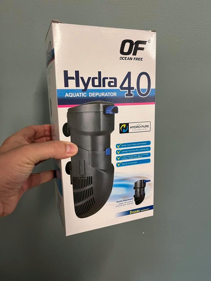 Aquarium filterpomp Hydra 40. Zo goed als nieuw met garantie, Dieren en Toebehoren, Vissen | Aquaria en Toebehoren, Zo goed als nieuw