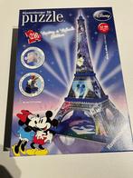 ravensburger puzzle 3d tour eiffel night editi. mickey minie, Comme neuf, Enlèvement, Moins de 500 pièces, Rubik's Cube ou Puzzle 3D