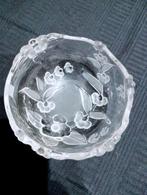 Bonbonnière en cristal diamètre 14 cm, Antiquités & Art