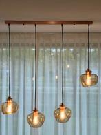 Plafondlamp 4 bollen, Nieuw, Glas, 75 cm of meer, Verzenden