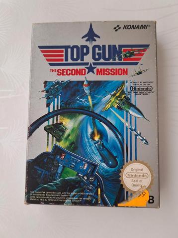 Alleen doos uit de NES Top Gun Second Mission-game. Nee 
