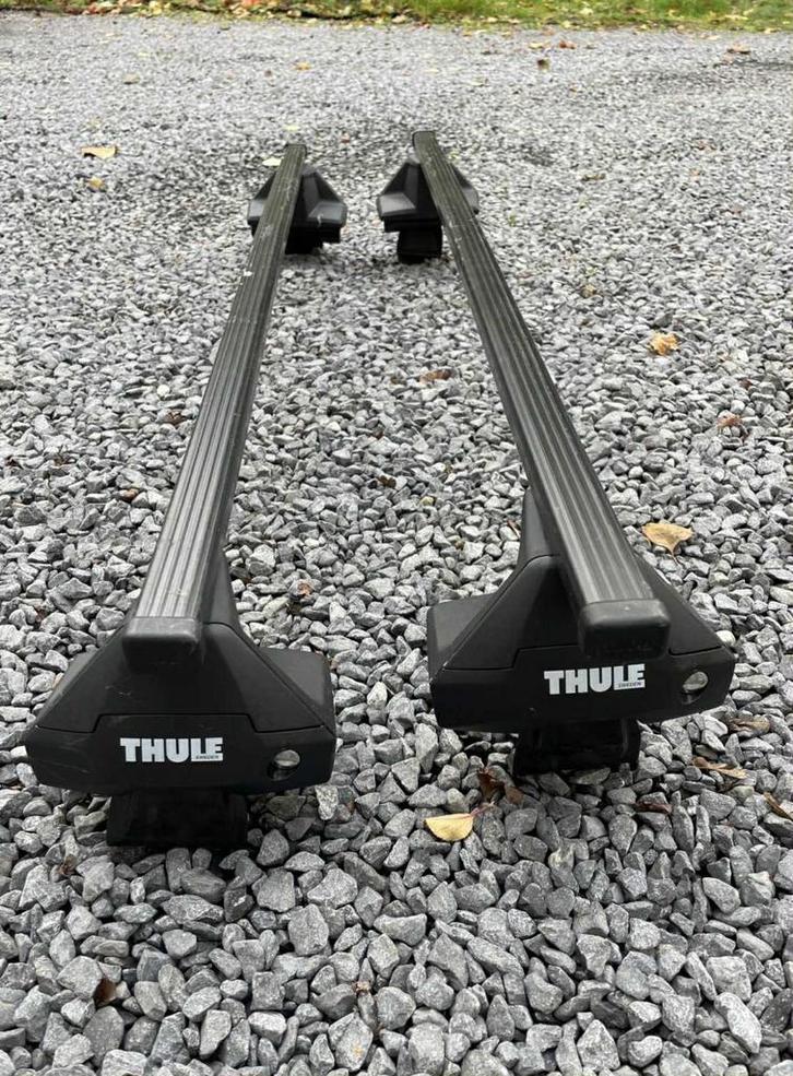 Barres de toit Thule pour Peugeot 2008, Autos : Divers, Coffres de toit, Comme neuf, Enlèvement