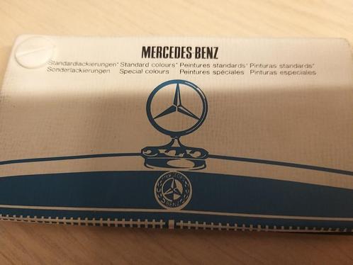1968 zeldzame Mercedes kleuren waaier Mercedes dealer garage, Boeken, Auto's | Folders en Tijdschriften, Zo goed als nieuw, Mercedes