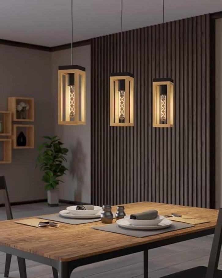 Prachtige lamp, hanglamp, Huis en Inrichting, Lampen | Hanglampen, Zo goed als nieuw, Hout, Ophalen