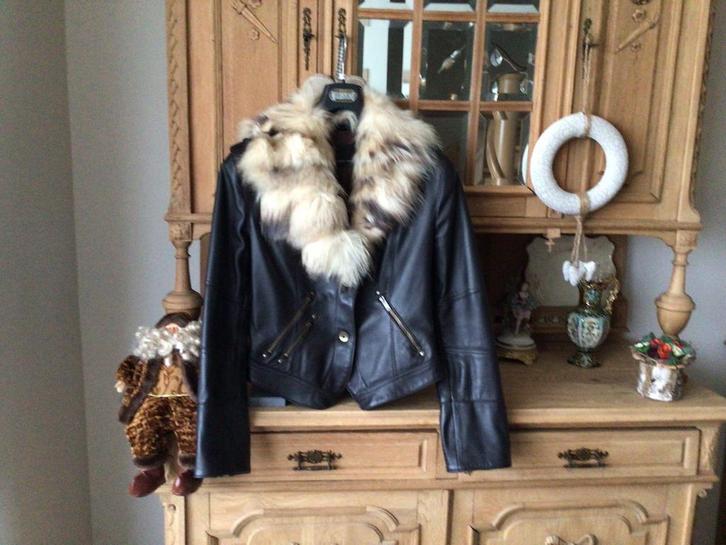 Lederen jas Angelo Mele, Vêtements | Femmes, Vestes | Hiver, Comme neuf, Taille 46/48 (XL) ou plus grande, Brun, Enlèvement