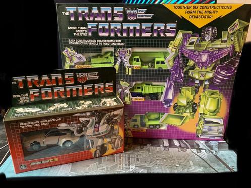 Coffret Transformers G1 Jazz & Devastator (complet), Collections, Transformers, Comme neuf, G1, Autres races, Envoi