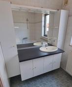 Badkamermeubel wit 180 cm breed, Huis en Inrichting, Badkamer | Badkamermeubels, Ophalen, Gebruikt