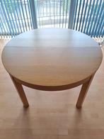 Uitschuifbare eettafel, licht beuken/fineer, Ophalen, Overige materialen, Gebruikt, 100 tot 150 cm