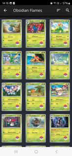 Volledige masterset obsidian flames pokemon, Hobby en Vrije tijd, Verzamelkaartspellen | Pokémon, Ophalen of Verzenden, Zo goed als nieuw