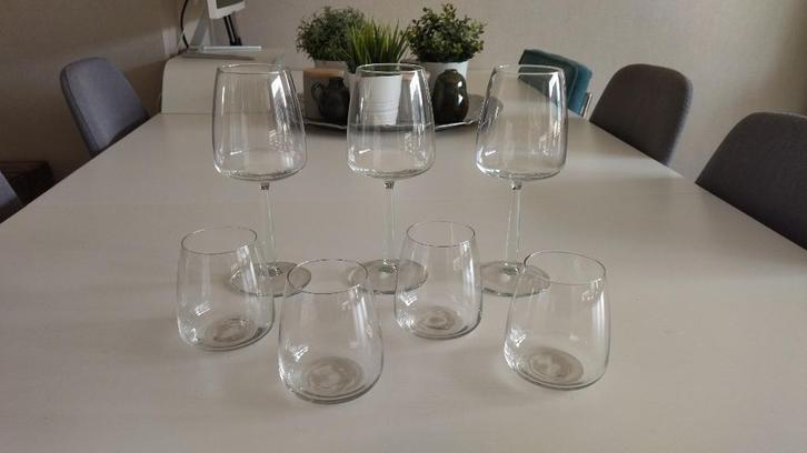 Wijnglazen en waterglazen Royal Leerdam Impulz en Grandeur, Huis en Inrichting, Keuken | Servies, Nieuw, Glas, Ophalen