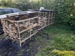 eik en beuk brandhout op pallet, Tuin en Terras, Brandhout, Eikenhout, 3 tot 6 m³, Blokken, Ophalen