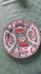 Oud Chinees handgeschilderd bord, Ophalen of Verzenden