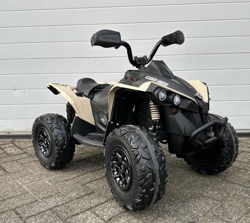 can-am Renegade 12v Quad Khaki – RC– Rubberband - BT - RADIO, Enfants & Bébés, Jouets | Extérieur | Véhicules & Draisiennes, Neuf