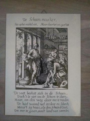 De Schoen maaker, weever..(e.a. oude beroepen)naarJan Luyken