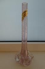 Joli petit Vase Soliflore Cristal Rosé Michel Steiner H.19cm, Enlèvement