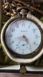 Montre Gousset en Argent Niellé, Ophalen, Zilver