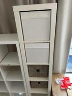 IKEA Kallax 1x5 (5 vakken), Huis en Inrichting, Kasten | Boekenkasten, Ophalen, Minder dan 50 cm, Zo goed als nieuw, Met lade(s)