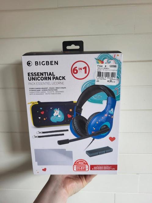 BigBen Essential unicorn pack nieuw, Consoles de jeu & Jeux vidéo, Consoles de jeu | Nintendo Switch, Neuf, Enlèvement ou Envoi