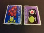 2 postzegels van België over rode kruis, Timbres & Monnaies, Timbres | Europe | Suisse, Enlèvement