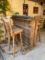 Massieve antieke toog man cave, Ophalen, Gebruikt