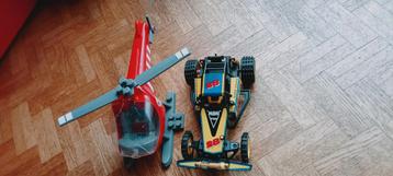 Groot speelgoed autootje en helicopter  beschikbaar voor biedingen