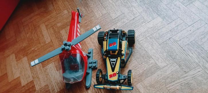 Groot speelgoed autootje en helicopter, Kinderen en Baby's, Speelgoed |Speelgoedvoertuigen, Ophalen of Verzenden