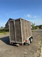 Gesloten aanhangwagen dubbelas te koop, Ophalen of Verzenden, Zo goed als nieuw
