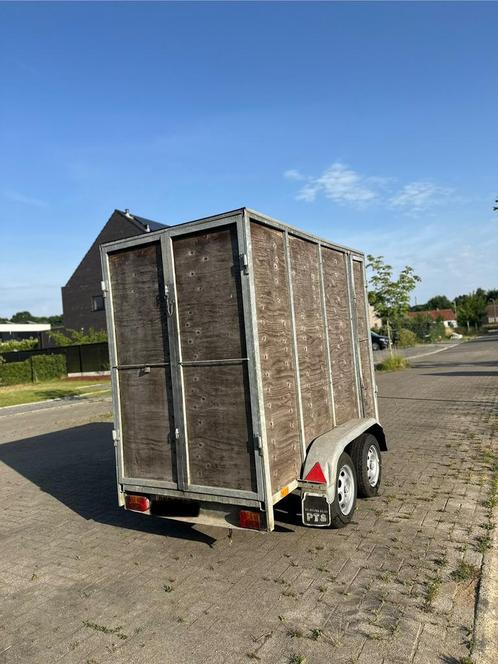 Gesloten aanhangwagen dubbelas te koop, Auto diversen, Aanhangers en Bagagewagens, Zo goed als nieuw, Ophalen of Verzenden