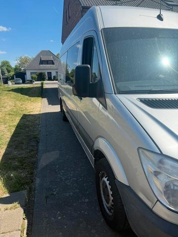 Mercedes Sprinter L3 H2 3.0 v6, Autos, Argent ou Gris, Achat, 3 places, Noir