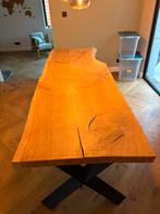 Boomstamtafel eik, Huis en Inrichting, Ophalen, Zo goed als nieuw