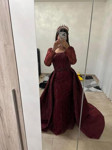 Henna jurk - kinalik, Enlèvement ou Envoi, Comme neuf, Rouge, Robe de mariée