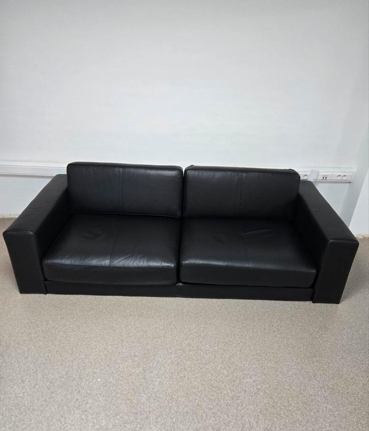 Canapé IKEA FULLERÖ 3 places – cuir noir GRANN – NEUF (jamai, Huis en Inrichting, Zetels | Zetels