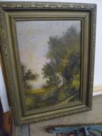 OUDE SCHILDERIJ OP PANEEL, Antiek en Kunst, Ophalen