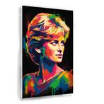 Princess Diana schilderij 60x90cm Forex + Ophangsysteem, Nieuw, 75 tot 100 cm, Print, Oorspronkelijke maker