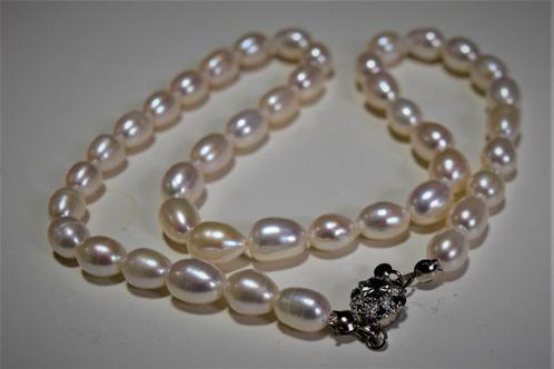 Perles fines et Argent, Handtassen en Accessoires, Kettingen, Nieuw, Zilver, Zilver, Ophalen